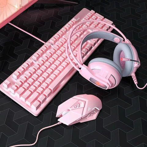 MK1 Mechanical Keyboard and Mouse Combo – Ergonomic Design with Backlit Keys and 2400 DPI Mouse