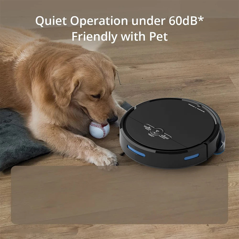 D2 Home Robot Vacuum Cleaner | 2000Pa Suction, App Control, Wet & Dry Cleaning