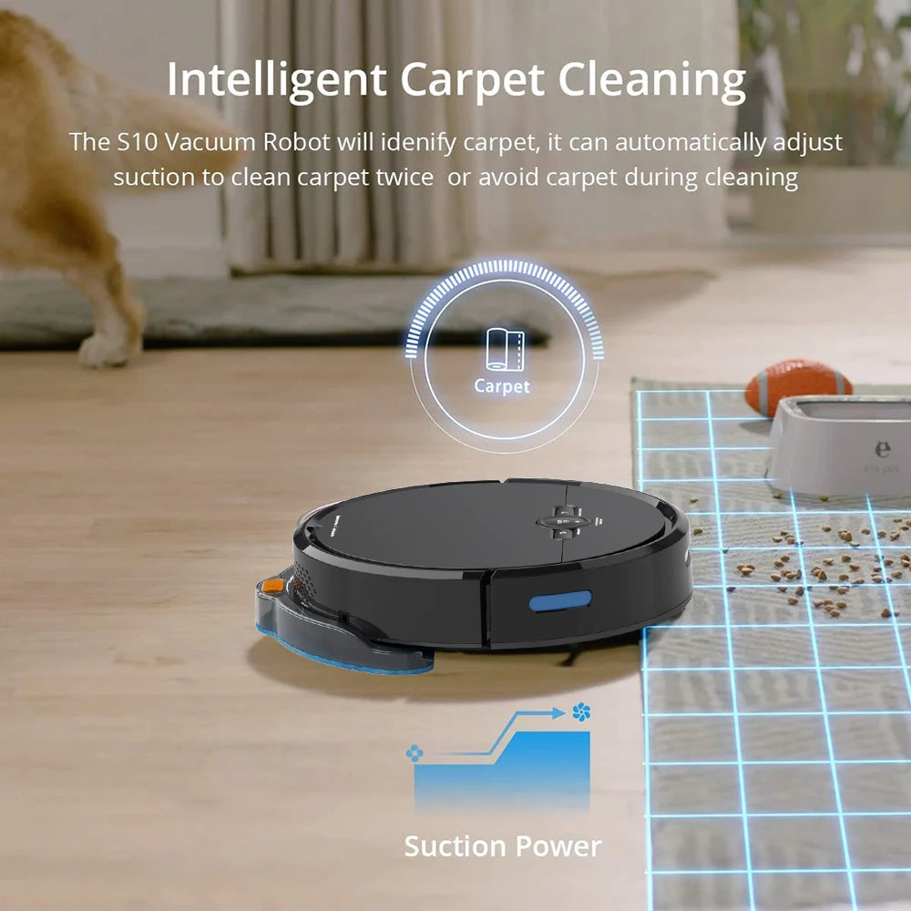 D2 Home Robot Vacuum Cleaner | 2000Pa Suction, App Control, Wet & Dry Cleaning