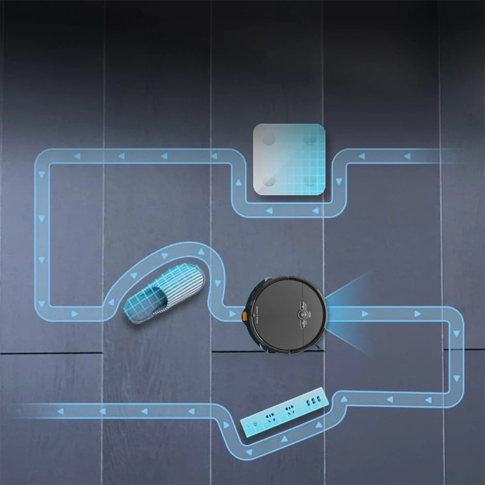 D2 Home Robot Vacuum Cleaner | 2000Pa Suction, App Control, Wet & Dry Cleaning