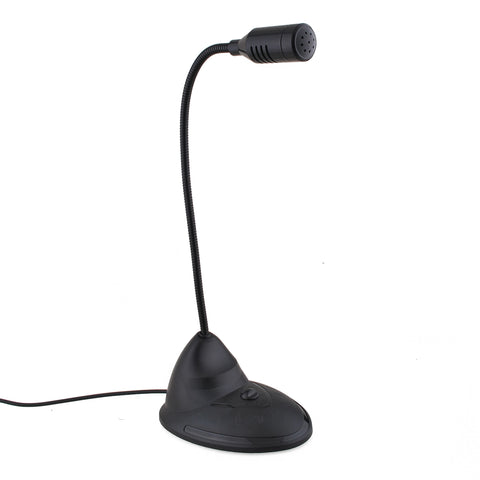 CD2000 Wired Gooseneck Condenser Microphone with Omnidirectional Polar Pattern for Computers