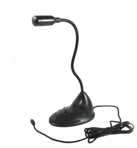 CD2000 Wired Gooseneck Condenser Microphone with Omnidirectional Polar Pattern for Computers