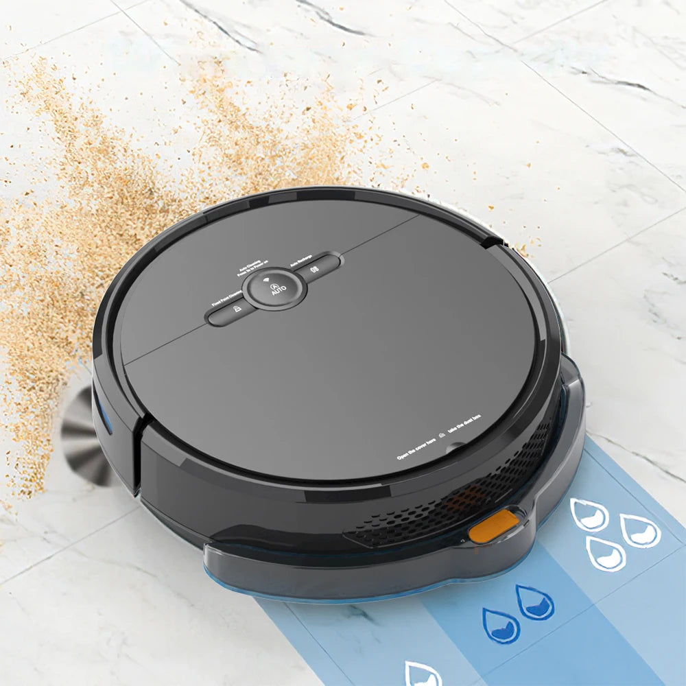 D2 Home Robot Vacuum Cleaner | 2000Pa Suction, App Control, Wet & Dry Cleaning